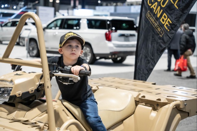 U.S. ARMY PARTICIPATES IN THE CHICAGO AUTO SHOW