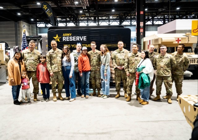 U.S. ARMY PARTICIPATES IN THE CHICAGO AUTO SHOW