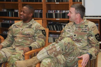 Military and Family Life Counseling (MFLC) representatives meet with K-16 leaders to discuss living conditions and identify multiple job and education o...