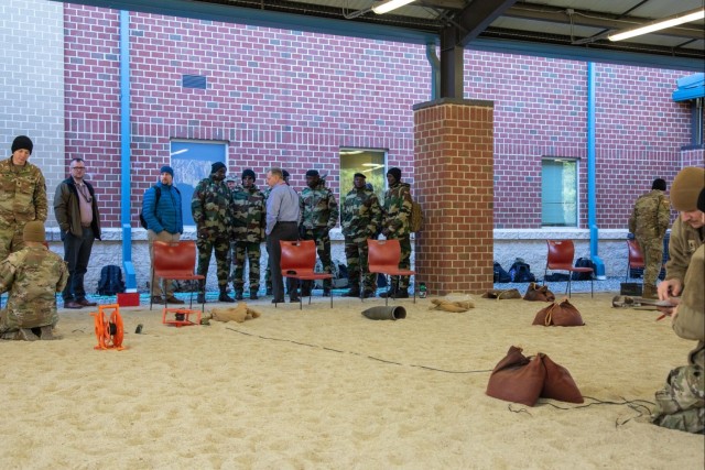 Senegalese EOD Team Visits Fort Gregg-Adams