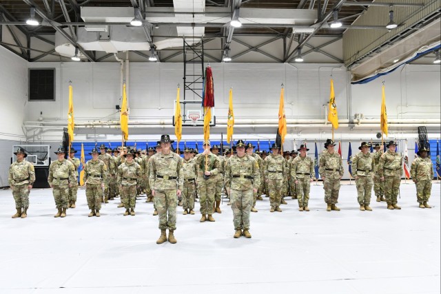 3rd Cavalry Regiment uncases its brigade colors, as the 14th KRF