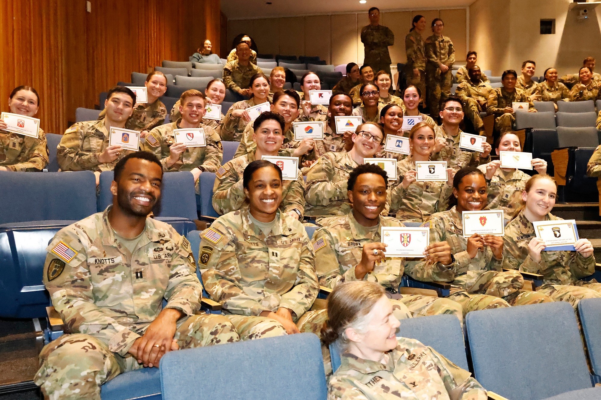 Class of 2024 Cadets select first duty stations during Post Night