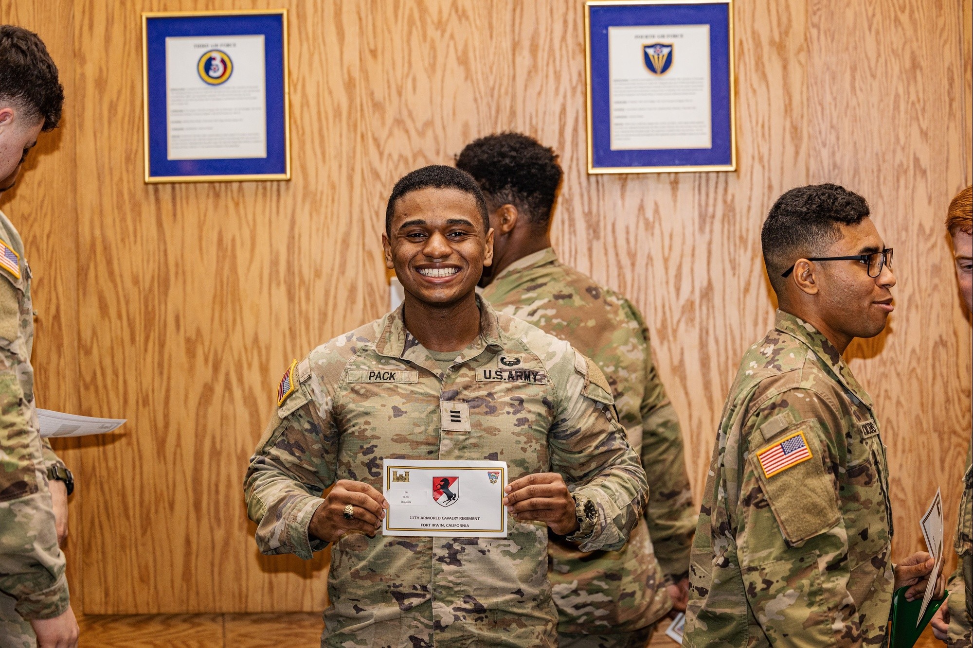 Class of 2024 Cadets select first duty stations during Post Night