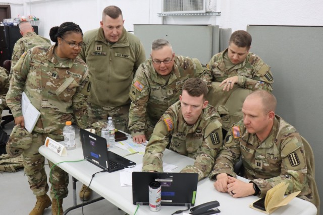Virginia National Guard Soldiers assigned to the 529th Combat Sustainment Support Battalion conducted a collective training exercise Feb. 13, 2024, at Fort Cavazos, Texas, to prepare for their upcoming federal active-duty deployment to Poland....