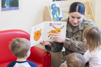 Picatinny NCO reads to children to kick off National Read Across America Week