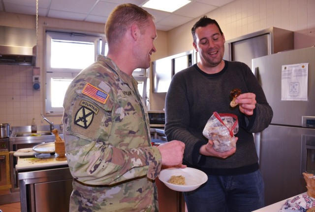 Garrison newcomers enjoy taste of Italy during the Benvenuti Program