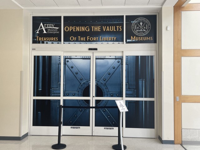 ASOM Museum Exhibit Doors “Opening the Vaults.”