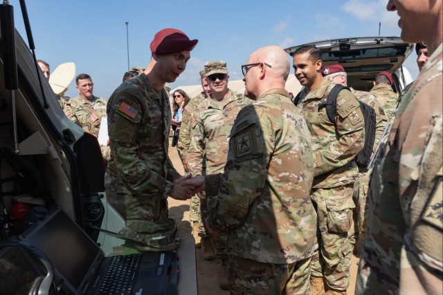 Vice Chief of Staff of the Army Visits Project Convergence Capstone 4