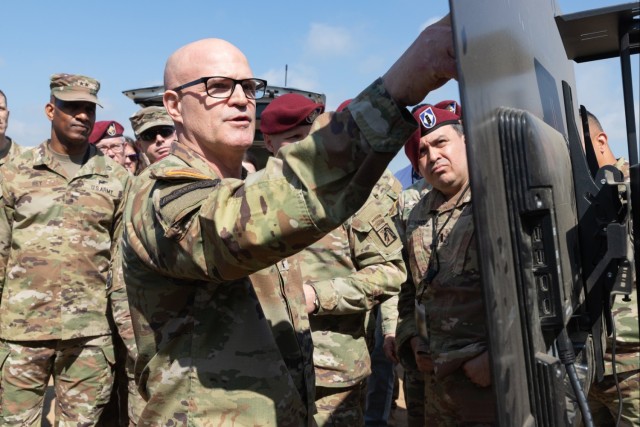 Vice Chief of Staff of the Army Visits Project Convergence Capstone 4