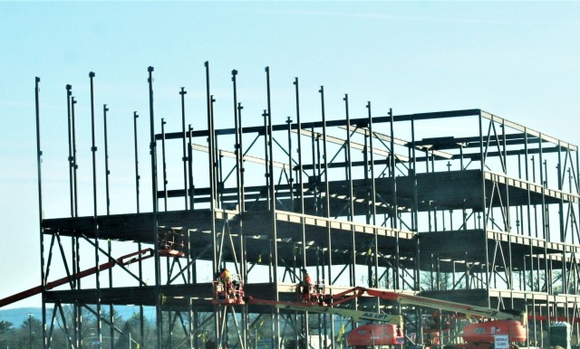 February 2024 barracks construction operations at Fort McCoy
