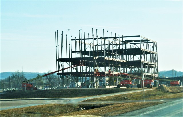 February 2024 barracks construction operations at Fort McCoy