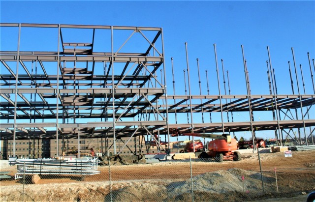 February 2024 barracks construction operations at Fort McCoy