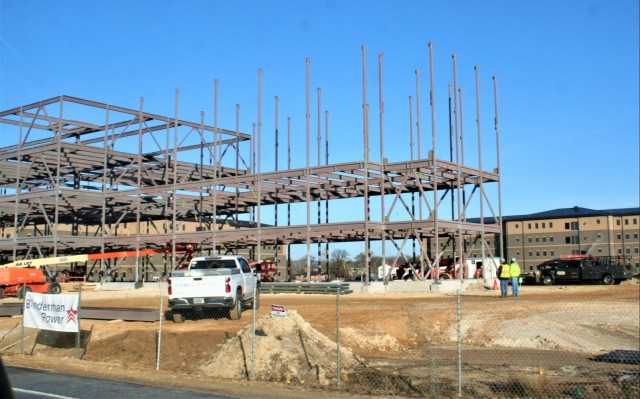 February 2024 barracks construction operations at Fort McCoy