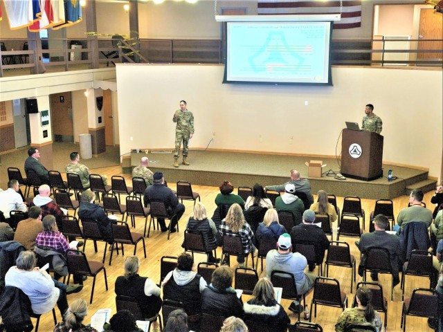 Fort McCoy Garrison commander holds first town hall meeting-workforce briefing for 2024