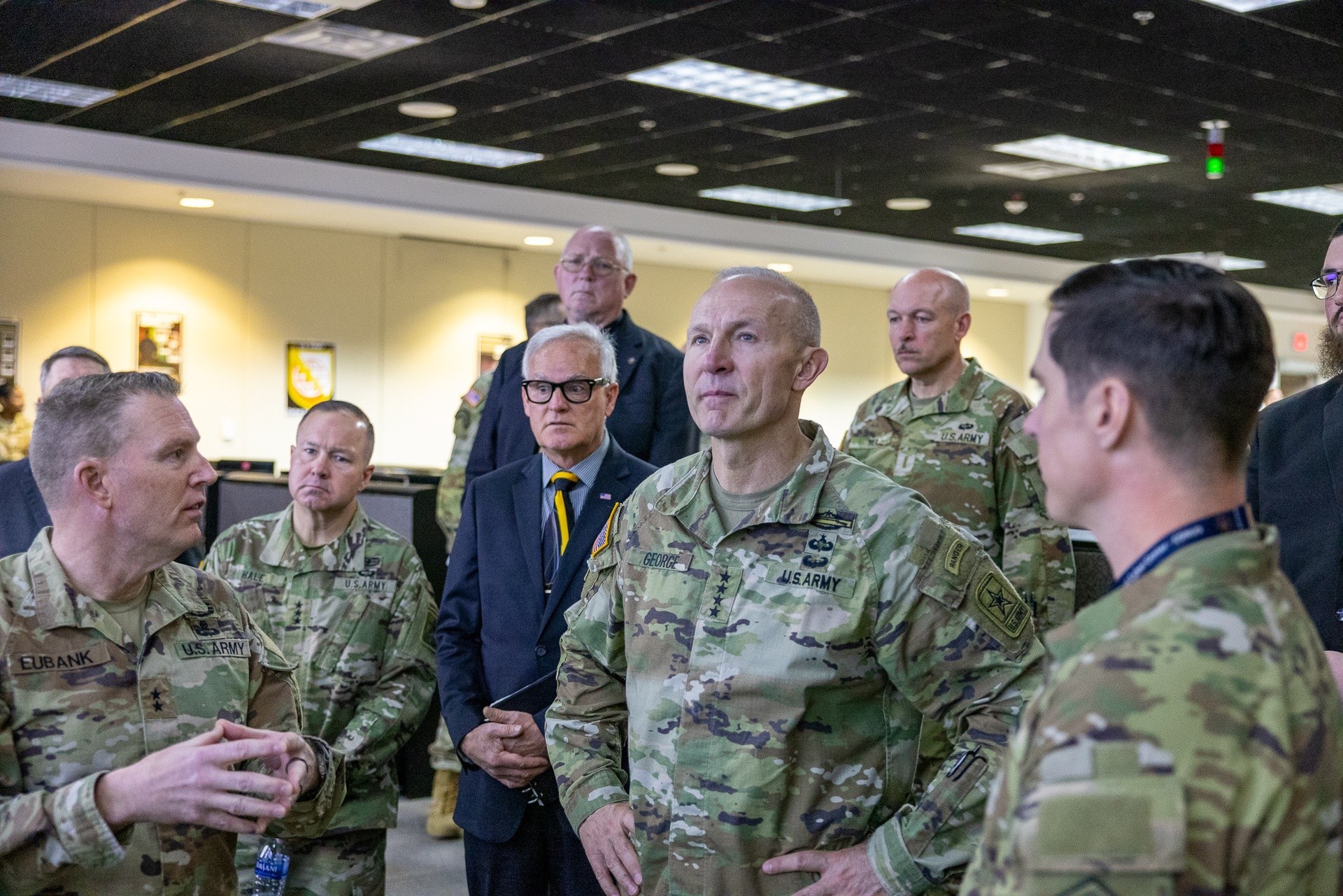 Chief of Staff of the Army General Randy A. George visits NETCOM ...