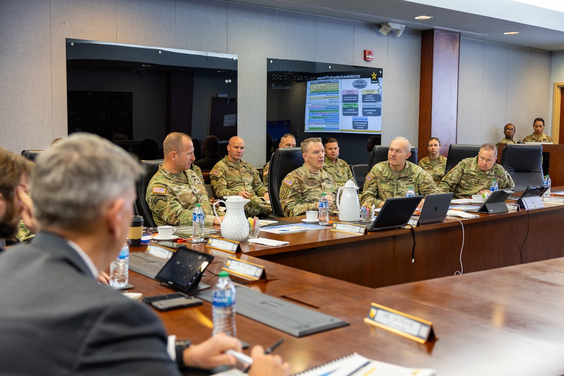 Chief of Staff of the Army General Randy A. George visits NETCOM ...