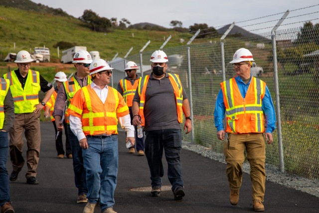 Corps SPD commander tours SPL projects: Brown Field Border Patrol Station