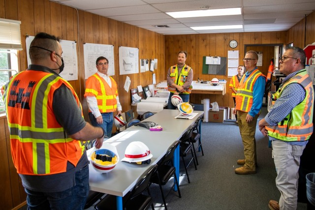 Corps SPD commander tours SPL projectsL Brown Field Border Patrol Station