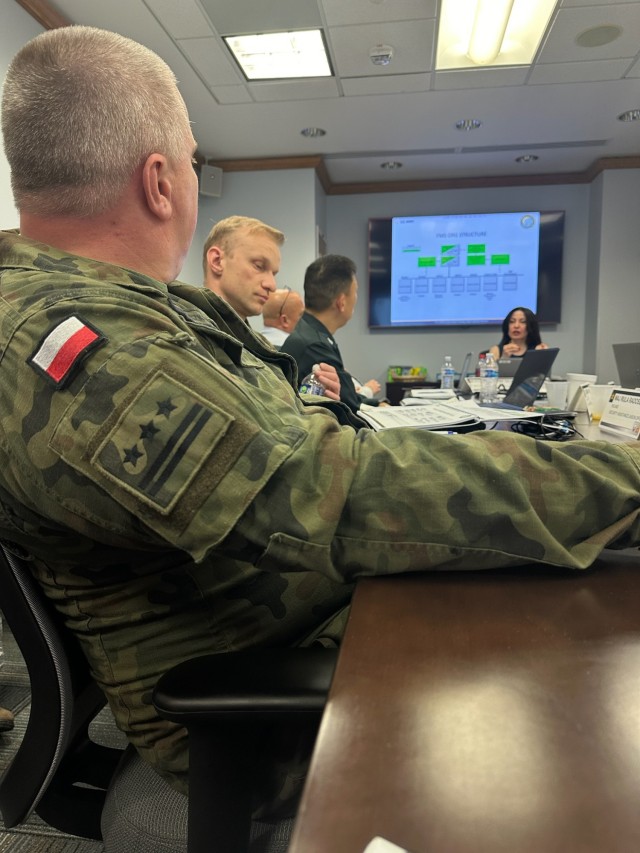 Security Assistance Liaison Officers from the U.S. Army Security Assistance Command participate in a TACOM SAMD senior leader engagement at Detroit Arsenal in Warren, Michigan. SAMD Director Amy Weichel hosted the SALOs for the face-to-face...