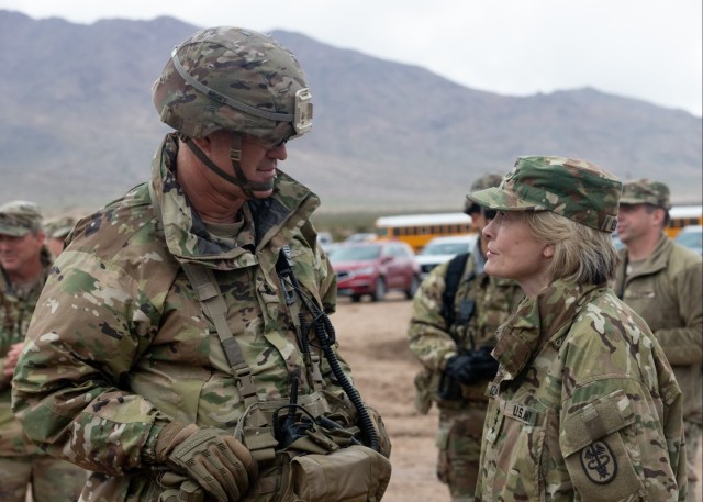 U.S. Army Surgeon General visits Project Convergence Capstone 4