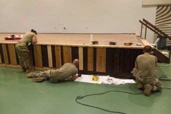 NCO Academy class gives Nutter Field House stage ‘a fresh new look’