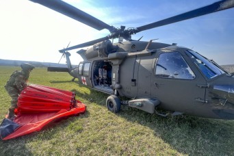 West Virginia Guard Fighting Wildfires From the Air