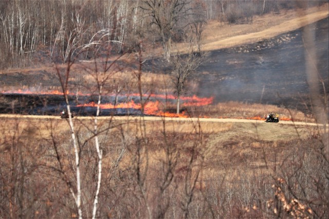 Fort McCoy personnel continue natural resources management through prescribed burns