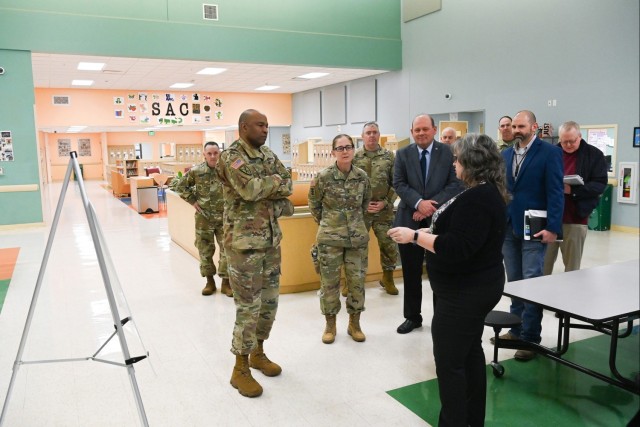 Army leadership observes quality of life efforts on Fort Johnson