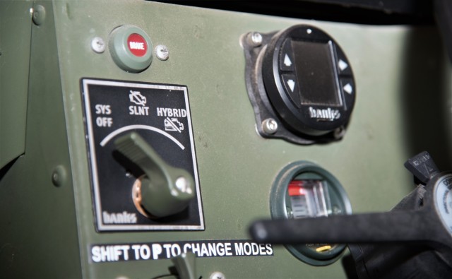 A vehicle interior showing additional driving modes.