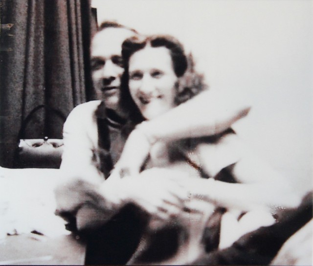 A treasured photo of George and Cecilia Lesser.