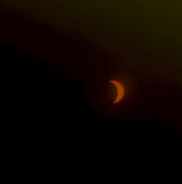 White Sands Missile Range witnesses rare solar eclipse