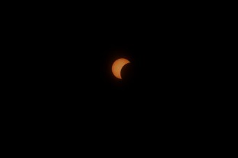 White Sands Missile Range witnesses rare solar eclipse