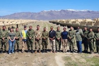 Colombia visits Sierra Army Depot for joint visual inspection