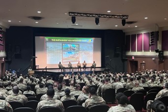 AMC senior enlisted leader holds Sustainment NCO town hall