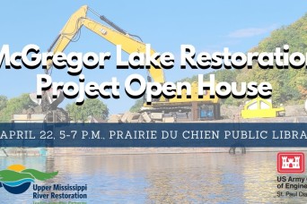 Corps hosts open house on McGregor Lake restoration project