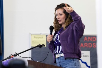 Baumholder’s Smith Elementary School celebrates Month of the Military Child with guest speaker Julia Furman