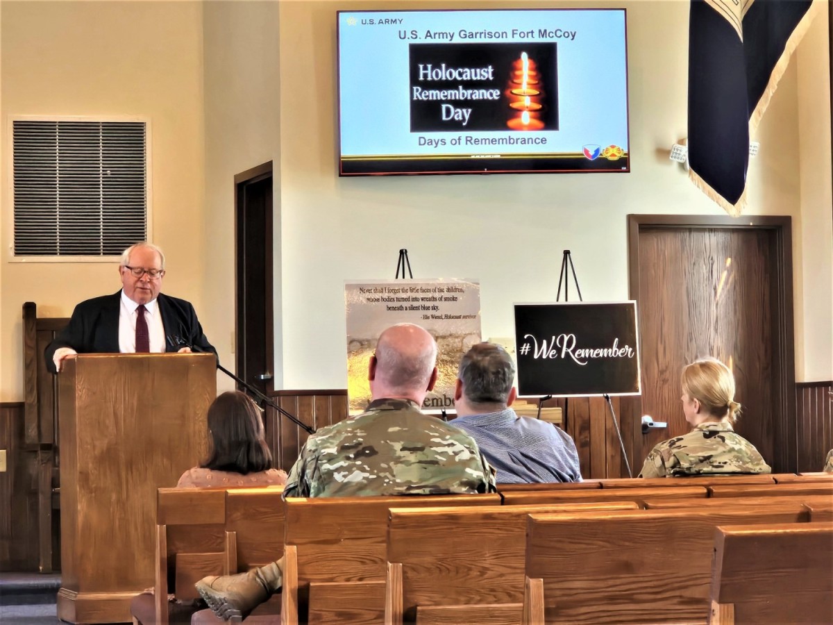 Fort McCoy observes 2024 Holocaust Remembrance Day, National Days of