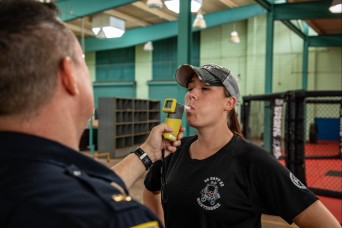 8th MPs get tipsy for field sobriety training