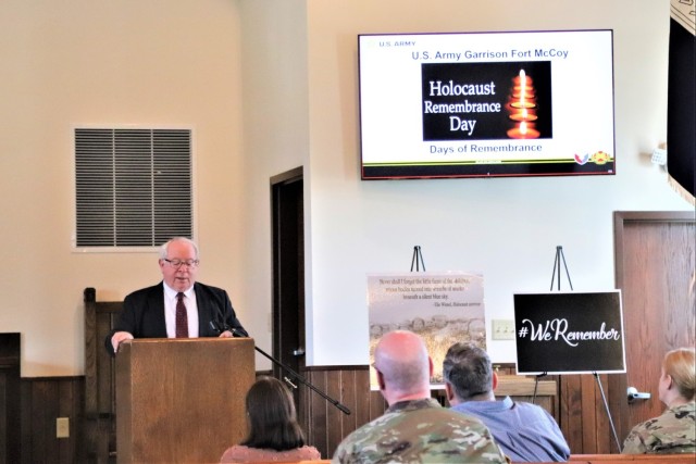 Fort McCoy observes 2024 Holocaust Remembrance Day, National Days of Remembrance