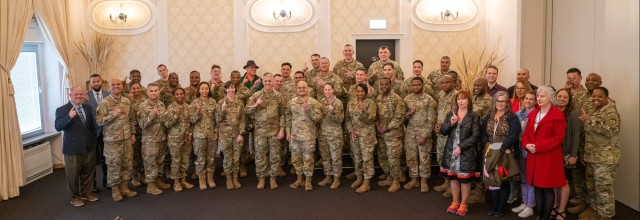 Army G-1 officer spotlights HR Impact during Europe visit