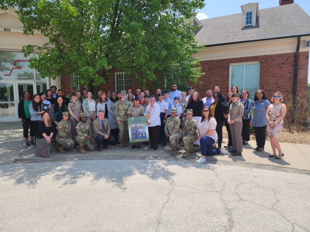 The Army hosted its first Gender Focal Point (GFP) training course May 25-27, 2023, at Fort Leavenworth, Kansas. The Operationalizing Women, Peace and Security (WPS) 100 course—taught by a Mobile Training Team from the Joint Staff and cohosted by ArmyU and PKSOI—trained 42 GFPs on implementation of WPS principles throughout Army operations and within Army organizations. (U.S. Army Photo courtesy of PKSOI)