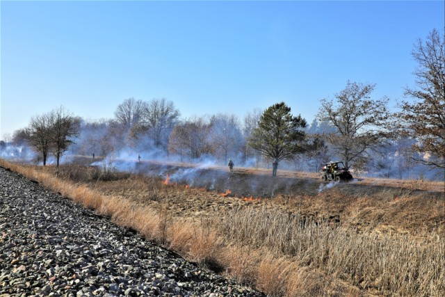 Fort McCoy personnel continue natural resources management through prescribed burns