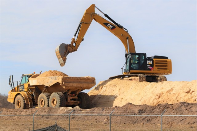 Work underway to install infrastructure for future garrison operations support area at Fort McCoy