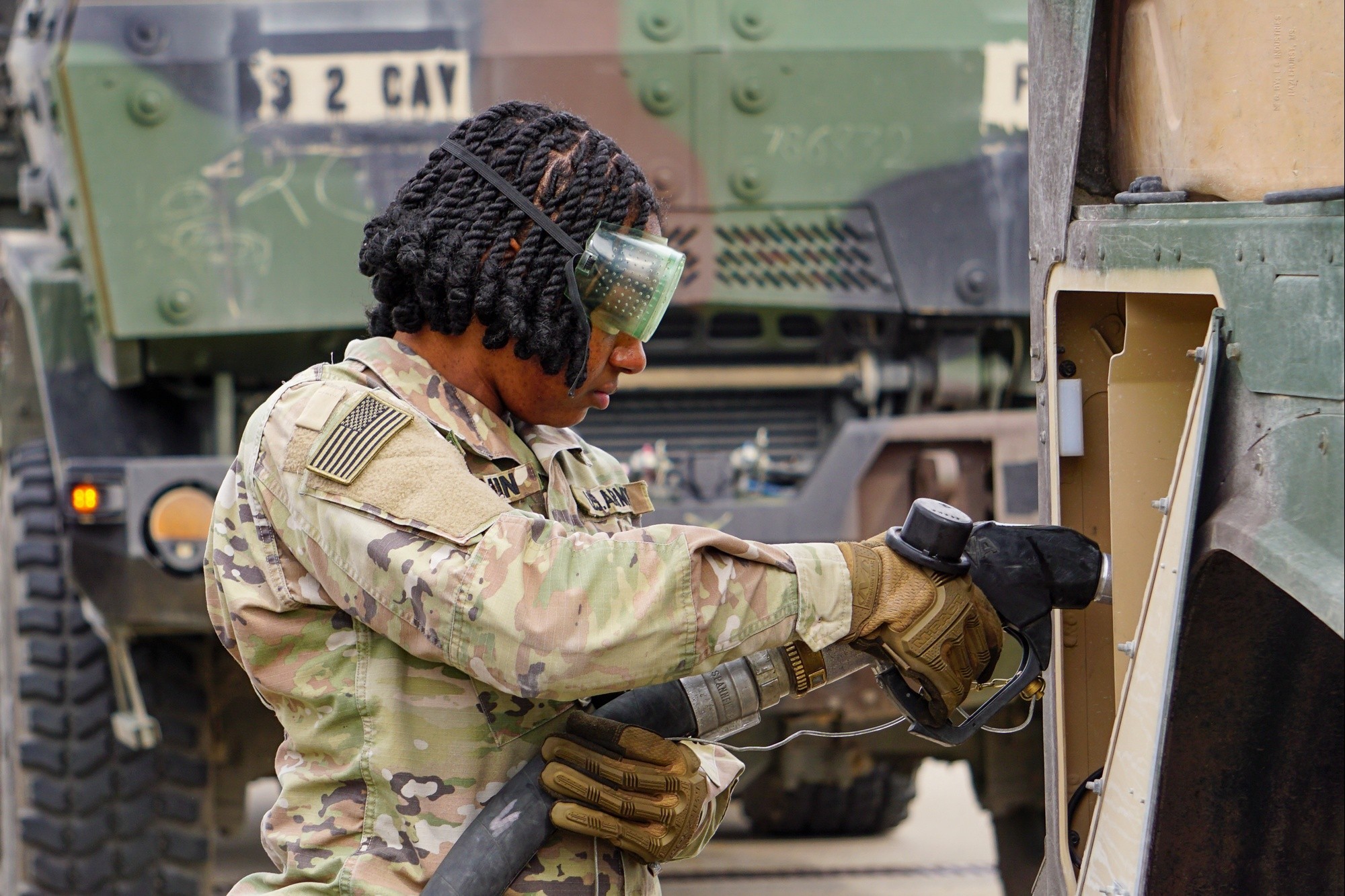 US Army's 18th CSS Battalion Conducts Convoy Support Center Operations ...