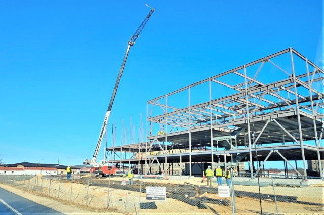 March 2024 barracks construction operations at Fort McCoy