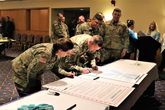 Fort McCoy leaders recognize April 2024 observances with proclamation-signing event