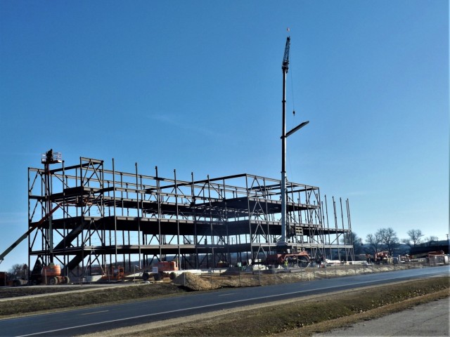 March 2024 barracks construction operations at Fort McCoy
