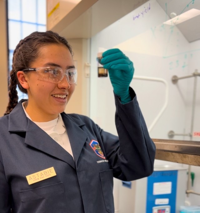 Cadets Michael Williams, Avery Patel, and Nancy Astable have been working on a long-term project with their faculty mentors Dr. Enoch Nagelli, Dr. Simuck Yuk, and Army Col. John Burpo to develop new ways to maximize energy storage and generation...