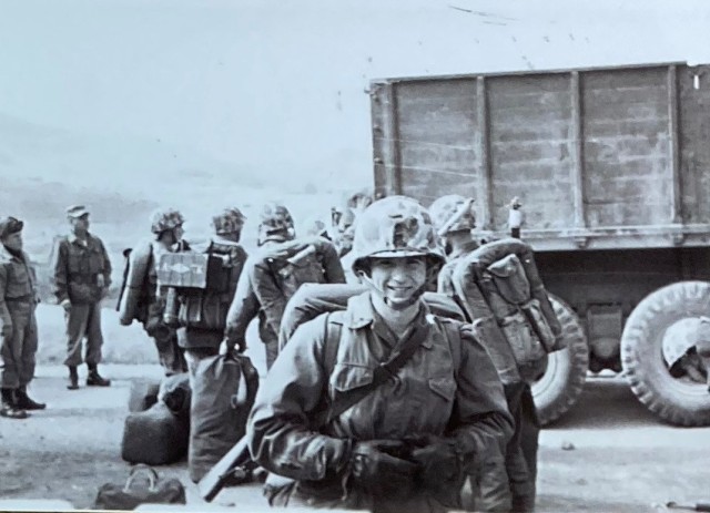 Charles Bishop is a Marine, who served in the Korean War. He visited Washington, D.C., April 27, with his daughter, Lisa Shattuck, a Fort Leonard Wood Security Specialist with the Directorate of Plans, Training, Mobilization and Security, as part...