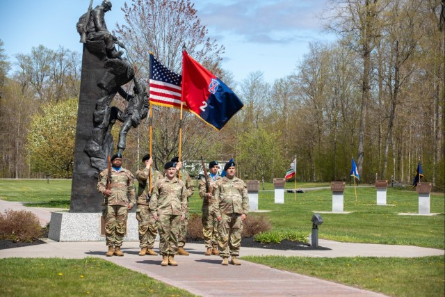 2nd Brigade Combat Team 10th Mountain Division uncasing ceremony 2024